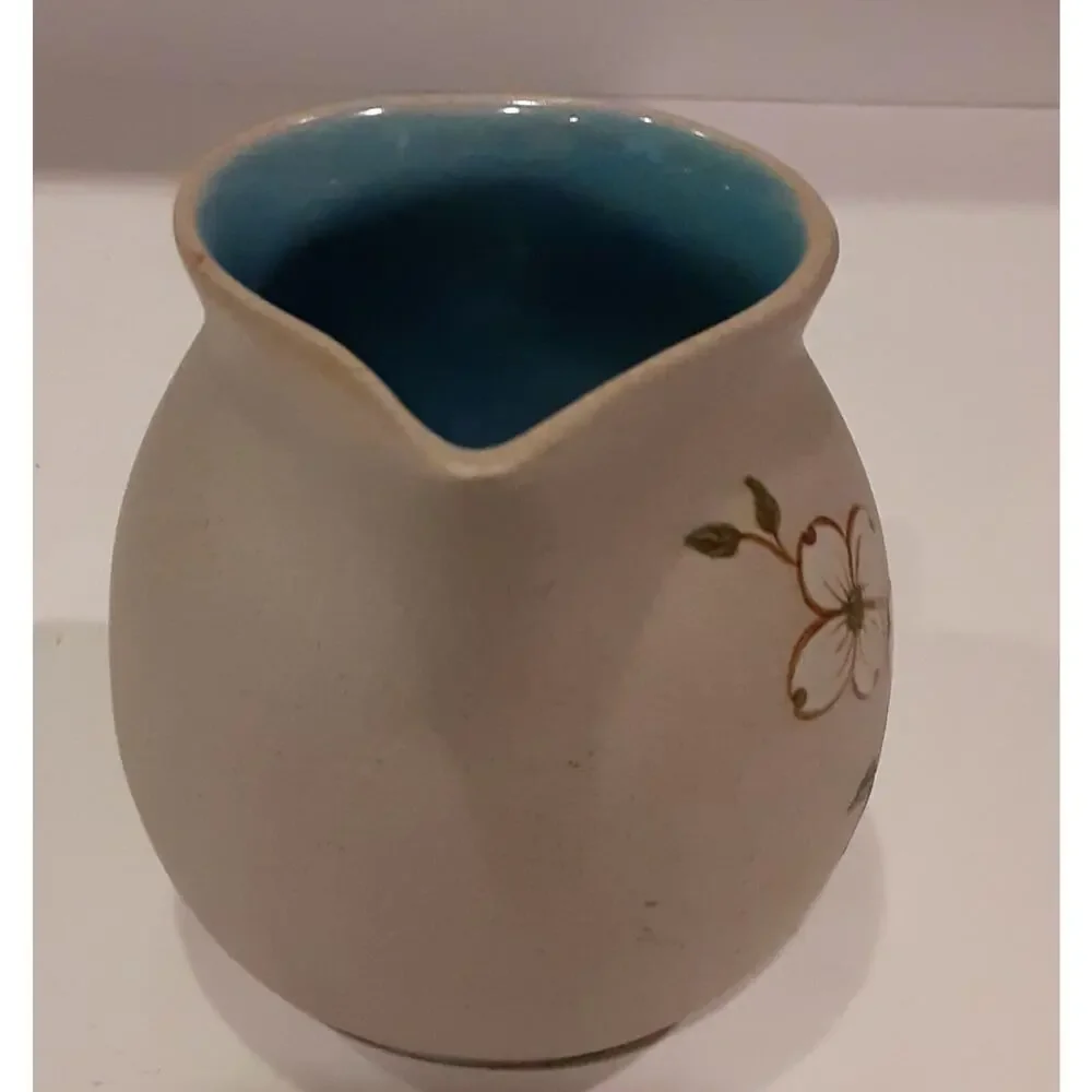 Pigeon Forge Pottery Dogwood Collection Creamer,Sugar,Tea Pot